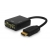 Adapter SAVIO cl-23 (HDMI M - D-Sub (VGA) F; 0,20m; kolor czarny)