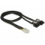 DELOCK KABEL ROZDZIELACZ ZASILANIA PCI-E 6PIN(F)->2X PCI-E 8PIN(M) 30CM OPLOT 85455