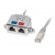 Adapter Lanberg AD-0026-S (RJ45 M - 2 x RJ45 F; kolor szary)