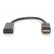 Kabel Assmann AK-340400-001-S (DisplayPort M - HDMI M; 0,15m; kolor czarny)