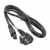 Kabel zasilający Akyga AK-NB-01A (Hybrydowa standardu C/E/F (CEE 7/7) - Euro 3-Pin / C5 / IEC 320 / IEC 320 C5 ; 1,5m; kolor czarny)