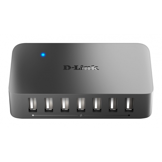 Hub D-Link DUB-H7/E (7x USB 2.0; kolor czarny)