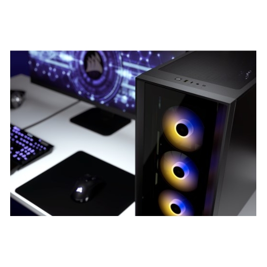 CORSAIR iCUE 4000X RGBTG Mid Tower BLACK