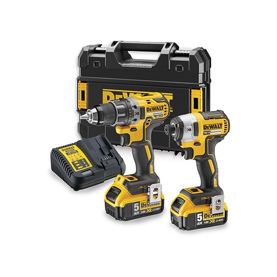 Wiertarko-wkrętarka akumulatorowa DeWalt Combo DCK268P2T-QW