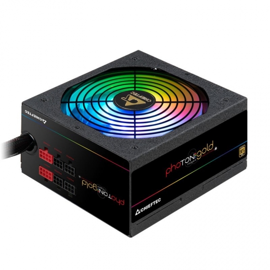 Zasilacz Chieftec Photon Gold GDP-750C-RGB (750 W; Aktywne; 140 mm)