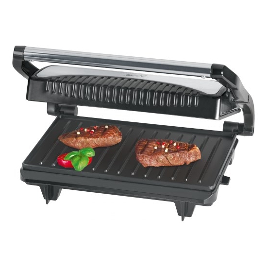 Grill Clatronic MG 3519 (stołowy-zamknięty; 700W; kolor srebrny)