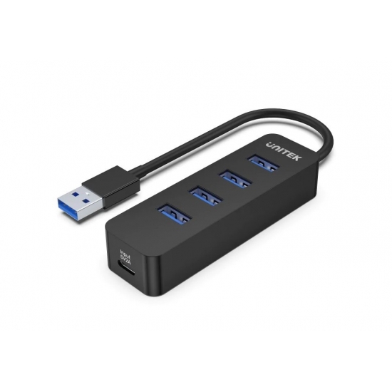 UNITEK HUB USB-A 4X USB-A 3.1, AKTYWNY,10W, H1117A