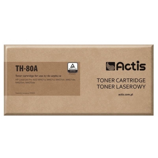 Toner ACTIS TH-80A (zamiennik HP 80A CF280A; Standard; 2700 stron; czarny)