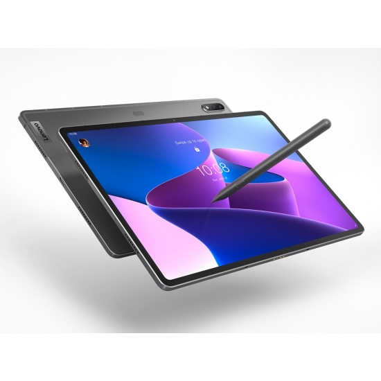 Tablet Lenovo Tab P12 Pro Snapdragon 870 12.6" WQXGA AMOLED 400nits Glossy 6/12GB Qualcomm Adreno 650 GPU LTE Android Storm Grey