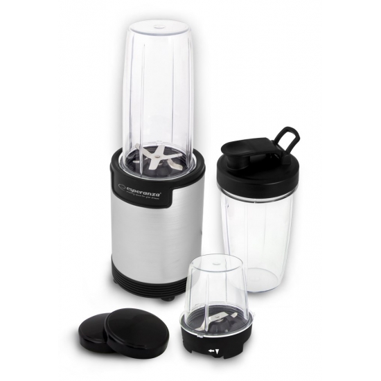 Blender sportowy do mielenia Esperanza NUTRI BOMB EKM030 (900W; kolor czarno-srebrny)