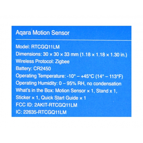 Aqara Motion Sensor Czujnik ruchu i światła