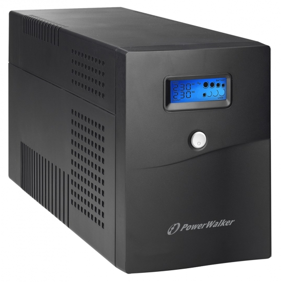 POWER WALKER UPS LINE-IN VI 3000 SCL (4X SCHUKO 230V, RJ11/45 IN/OUT, USB, LCD)