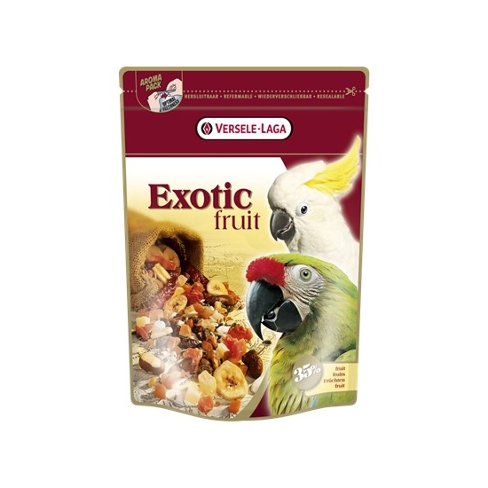 VERSELE LAGA Exotic Fruit - mieszanka owocowa dla dużych papug 600g