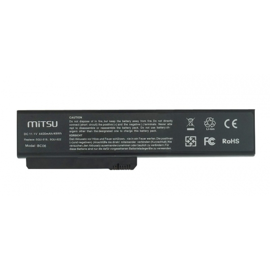 Bateria do laptopa MITSU BC/FU-V3205 (48 Wh; do laptopów Fujitsu)