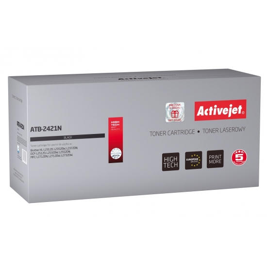 Toner Activejet ATB-2421N (zamiennik Brother TN-2421; Supreme; 3000 stron; czarny)