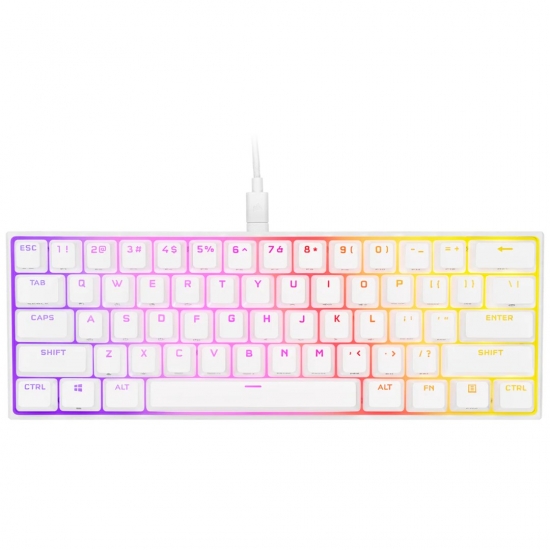 Klawiatura Corsair K65 Mini CHERRY MX Red RGB White