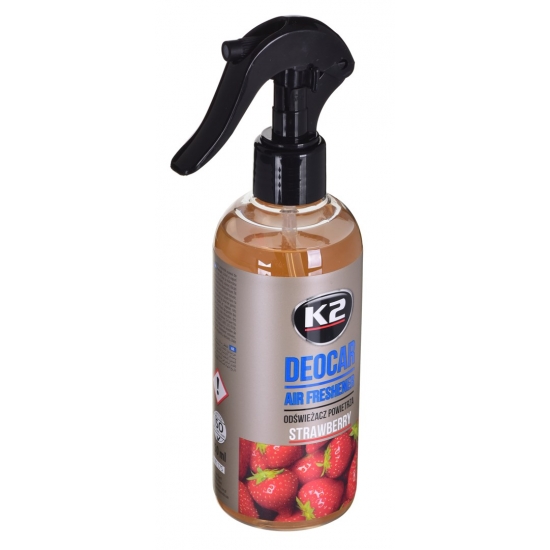 K2 DEOCAR STRAWBERRY 250ML - odświeżacz powietrza