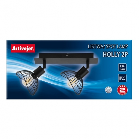 Listwa Activejet AJE-HOLLY 2P (80 W; E14 x 2)