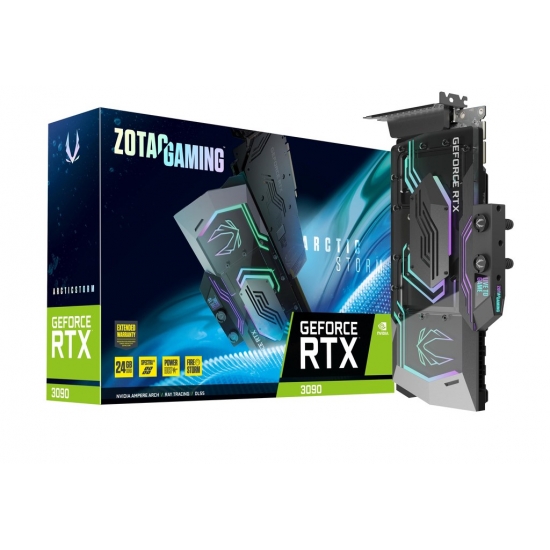 Karta Graficzna ZOTAC GAMING GeForce RTX 3090 ArcticStorm 24GB GDDR6X (WYPRZEDAŻ)