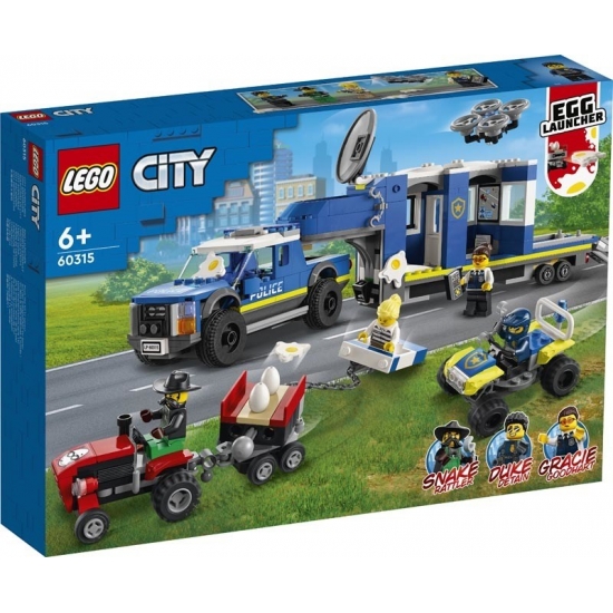 LEGO City 60315 Mobilne centrum dowodzenia policji