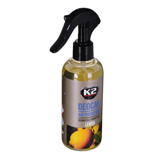 K2 DEOCAR LEMON 250ML - odświeżacz powietrza