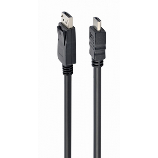 Kabel GEMBIRD CC-DP-HDMI-6 (DisplayPort M - HDMI M; 1,8m; kolor czarny)