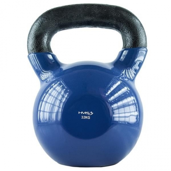 Kettlebell winylowy 32 kg granatowy HMS KNV32