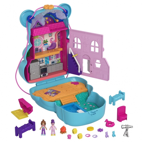 Polly Pocket Kompaktowa torebka Miś HGC39(GKJ63)