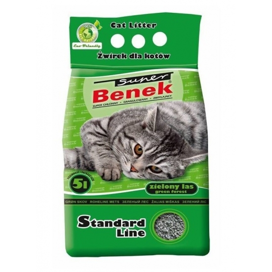 Super Benek Standard Zielony Las Kot 5L