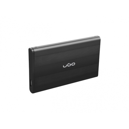 Obudowa UGO UKZ-1003 (2.5"; USB 2.0; Aluminium; kolor czarny)