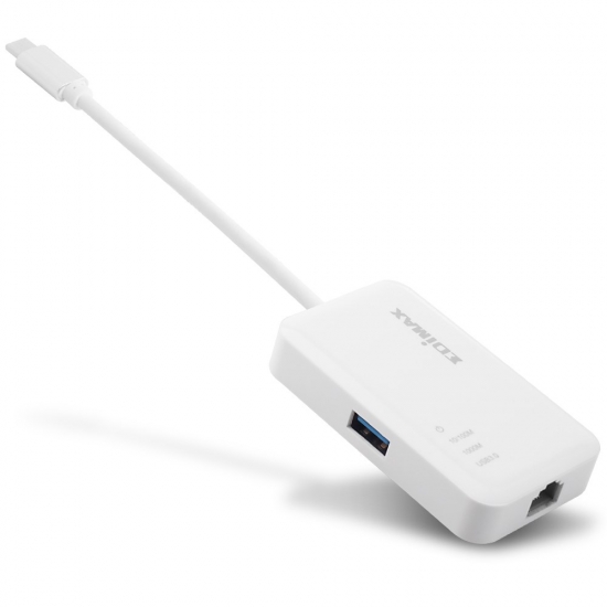 Karta sieciowa EDIMAX EU-4308 (RJ-45, USB 3.0, USB-C; 1x 10/100/1000Mbps)