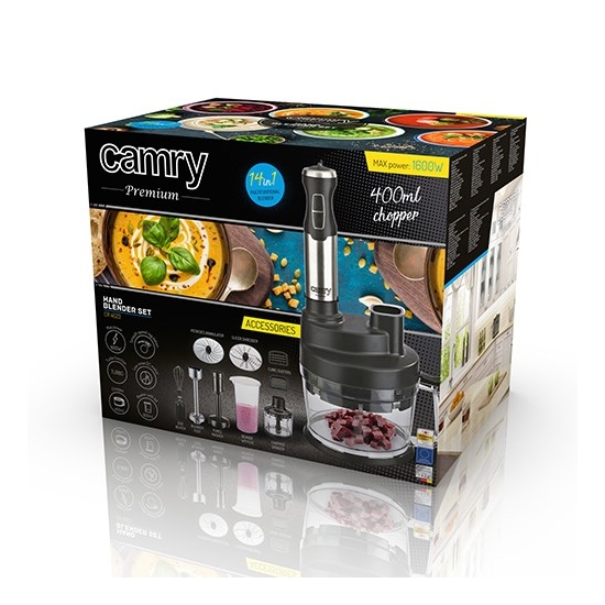 Blender ręczny Adler CR 4623 (1600W; kolor czarny)