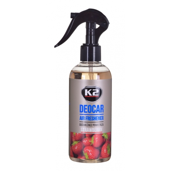 K2 DEOCAR STRAWBERRY 250ML - odświeżacz powietrza