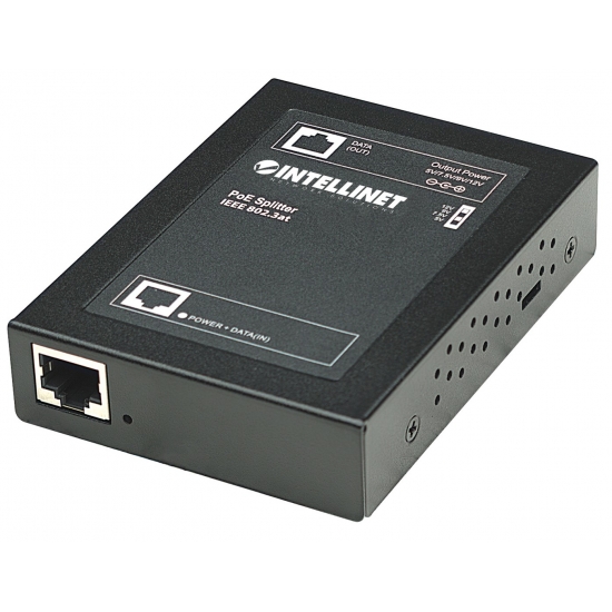 INTELLINET ROZDZIELACZ SPLITTER POE+ IEEE 802.3AT/AF NA 5/7,5/9/12V DC 560443