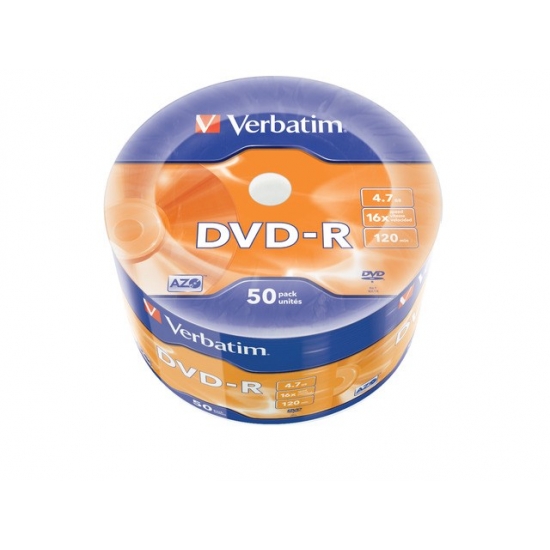 Płyta DVD Verbatim 43788 (4,7GB; 16x; 50szt.; Spindle)