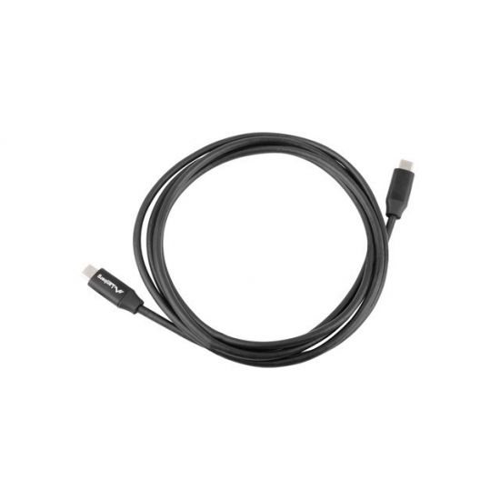 LANBERG KABEL USB-C 2.0 M/M 1M PREMIUM QC 4.0 POWER DELIVERY 60W CZARNY CA-CMCM-40CU-0010-BK