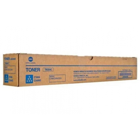 Konica Minolta Toner TN-324C TN-324 A8DA450 Niebieski