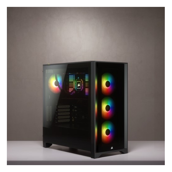 CORSAIR iCUE 4000X RGBTG Mid Tower BLACK