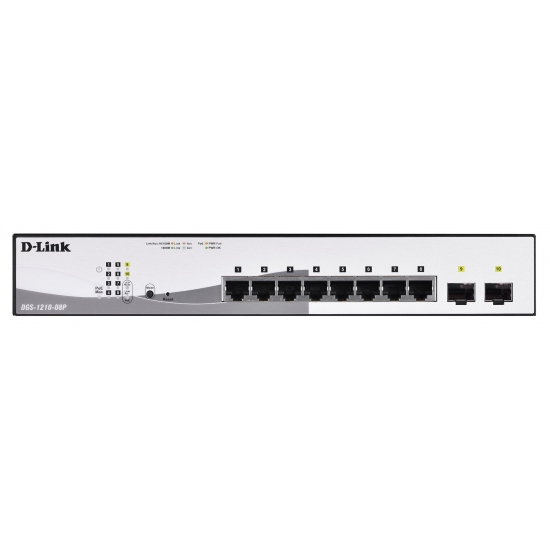 D-link- 8-port 10/100/1000 Gigabit PoE Smart Switch