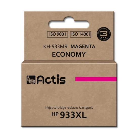 Tusz ACTIS KH-933MR (zamiennik HP 933XL CN055AE; Standard; 13 ml; czerwony)