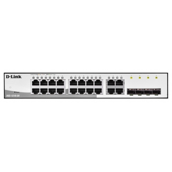 D-link-16 10/100/1000 Base-T port with 4 x 1000Base