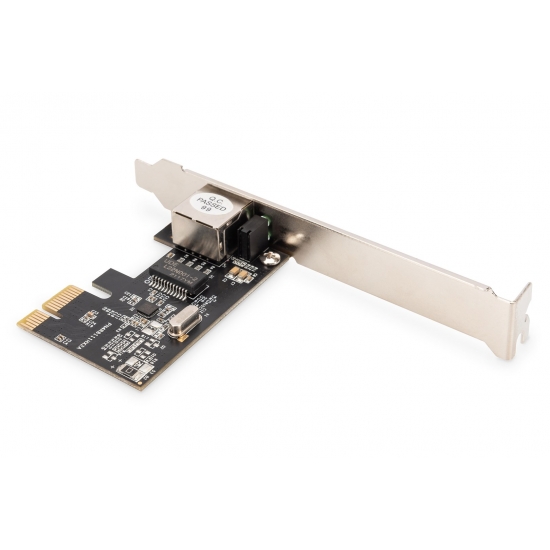 DIGITUS KARTA SIECIOWA PCIE PRZEWODOWA DN-10130-1, PCI EXPRESS DO GIGABIT 10/100/1000 MBPS, LOW PROFILE