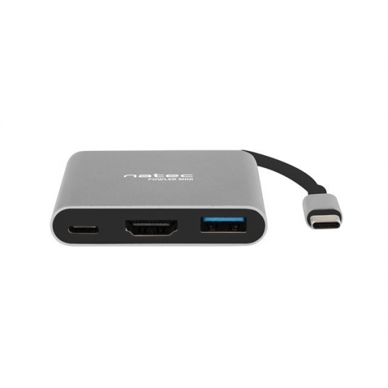 NATEC MULTI PORT FOWLER MINI (USB-C PD, USB 3.0, HDMI 4K) NMP-1607