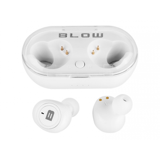 BLOW SŁUCHAWKI EARBUDS BIAŁE BTE100