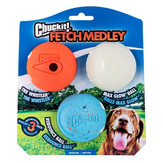 Chuckit! Fetch Medley Medium 3pak