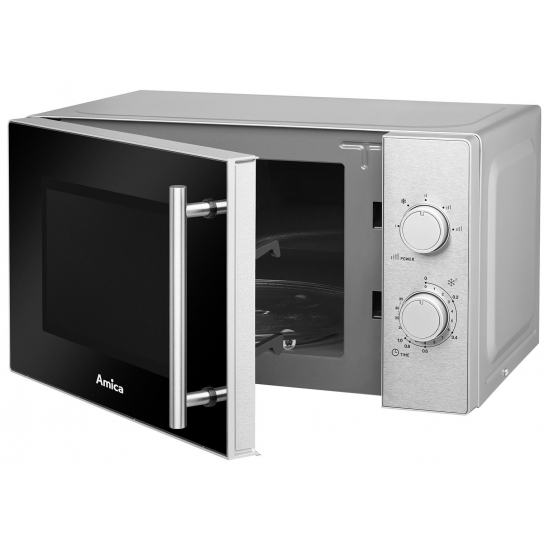 Kuchenka mikrofalowa Amica AMMF20M1I (700W; 20l; kolor inox)