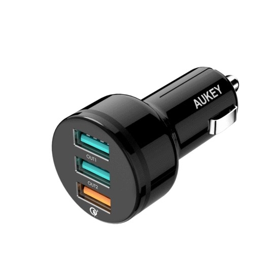 AUKEY ŁADOWARKA SAMOCHODOWA CC-T11 42W 3XUSB QC