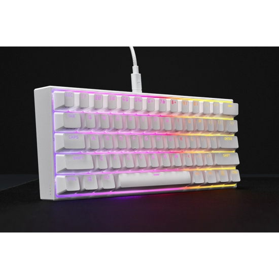 Klawiatura Corsair K65 Mini CHERRY MX Red RGB White