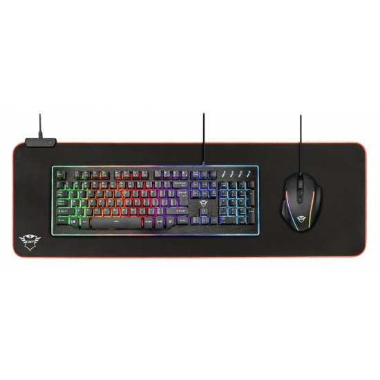 PODKŁADKA TRUST GXT764 GLIDE-FLEX RGB XXL MOUSEPAD