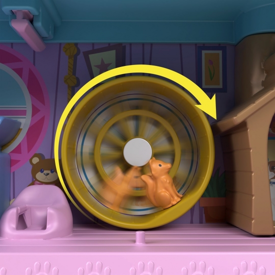 Polly Pocket Przygody zwierzątek Domek na drzewie HHJ06 MATTEL